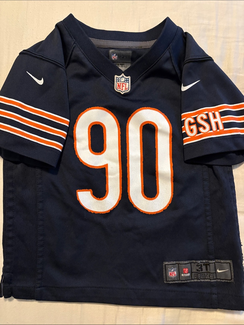 CHICAGO BEARS Toddler Julius Peppers #90 Nike Football Jersey Size 3T